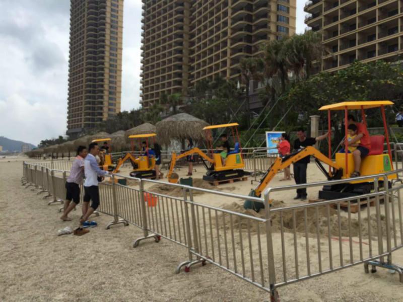 沙滩活动儿童挖掘机出租批发