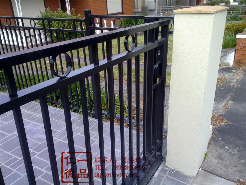 供应用于庭院的庭院围墙铝合金护栏