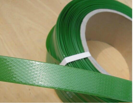绿色1608打包带、上海塑钢打包带厂家批发销售、重量20公斤图片