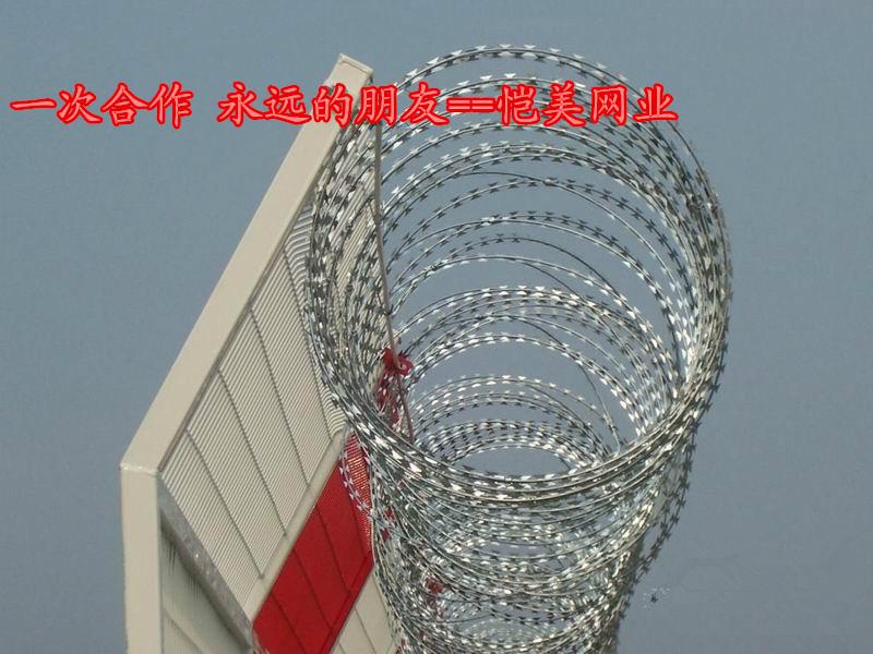 供应武汉监狱护栏网Y型安全防护网刀片刺网防护网
