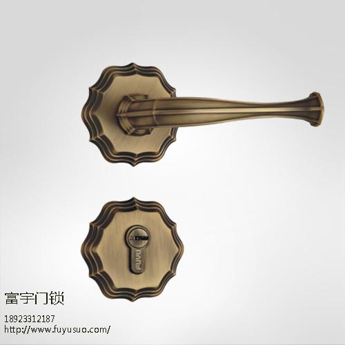 供应分体装饰盖插芯铜锁22B09 室内门锁 铜执手锁