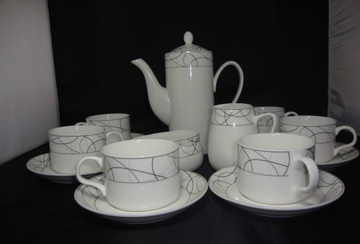 供应珠海中式咖啡杯套装批发，珠海陶瓷咖啡杯具定制，珠海咖啡杯具