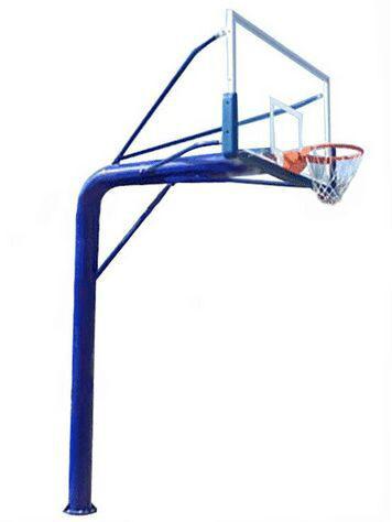 供应圆管地埋式篮球架-郑州室外篮球架生产厂家-篮球架价格-学校用篮球架