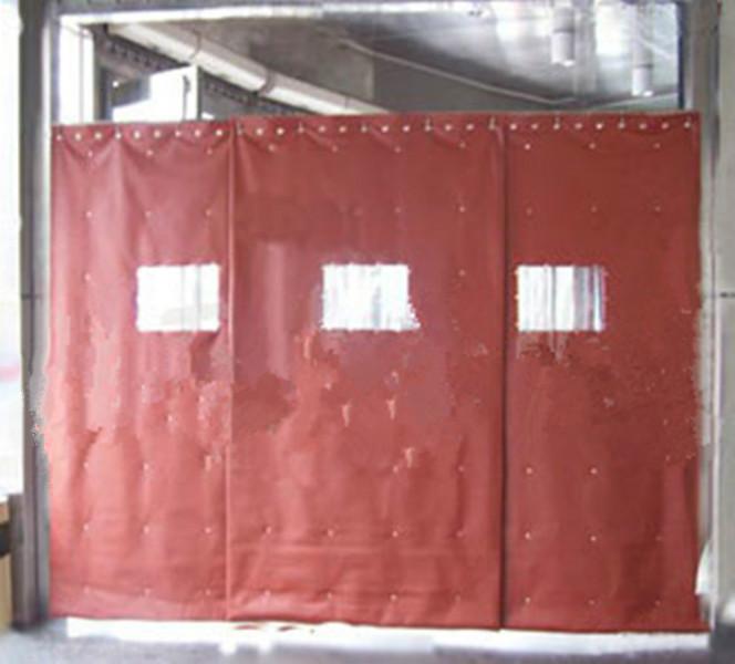 供应厂家加工防寒棉门帘带可视窗质量好价格合理图片