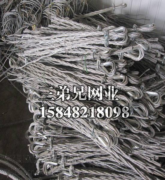 哈尔滨钢丝绳挂网山体防护网 生态边坡防护网